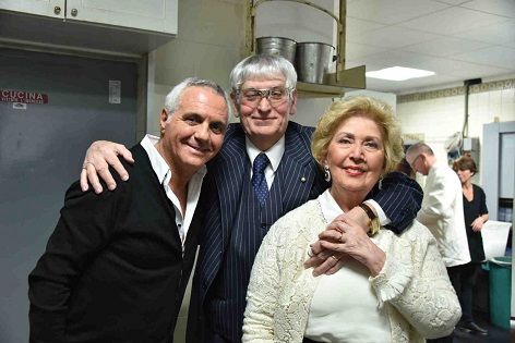 Panariello con Gherardo e Carla Guidi a la capannina di franceschi